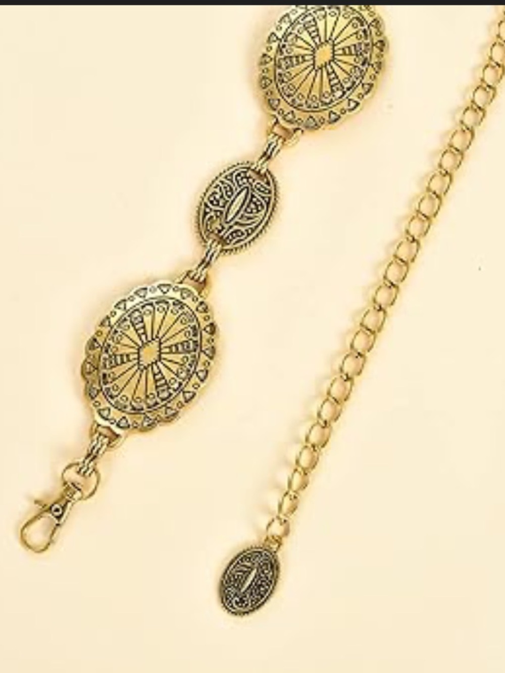 Amazon Gold-Tone Decorative Chain Belt